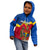 Personalised Moldova Independence Day Kid Hoodie Coat of Arms Special Version - Wonder Print Shop