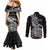 new-zealand-silver-fern-rugby-couples-matching-mermaid-dress-and-long-sleeve-button-shirts-aotearoa-kiwi-maori-black-version