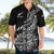 Custom New Zealand Silver Fern Rugby Hawaiian Shirt Aotearoa Kiwi Maori Black Version - Wonder Print Shop