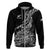 Custom New Zealand Silver Fern Rugby Hoodie Aotearoa Kiwi Maori Black Version - Wonder Print Shop