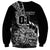 Custom New Zealand Silver Fern Rugby Sweatshirt Aotearoa Kiwi Maori Black Version - Wonder Print Shop