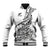 New Zealand Silver Fern Rugby Baseball Jacket Aotearoa Kiwi Maori White Version - Wonder Print Shop