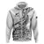 New Zealand Silver Fern Rugby Hoodie Aotearoa Kiwi Maori White Version - Wonder Print Shop