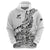 New Zealand Silver Fern Rugby Hoodie Aotearoa Kiwi Maori White Version - Wonder Print Shop