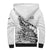 New Zealand Silver Fern Rugby Sherpa Hoodie Aotearoa Kiwi Maori White Version - Wonder Print Shop