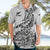 Custom New Zealand Silver Fern Rugby Hawaiian Shirt Aotearoa Kiwi Maori White Version - Wonder Print Shop