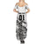 Custom New Zealand Silver Fern Rugby Summer Maxi Dress Aotearoa Kiwi Maori White Version - Wonder Print Shop