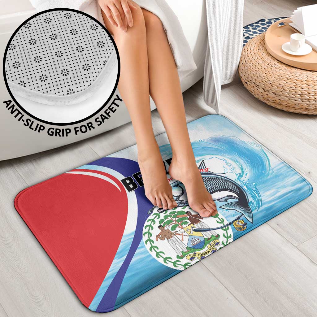 Belize Tarpon Fishing Bathroom Set Belize Where the Silver King Reigns - Wonder Print Shop