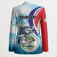 Personalized Belize Tarpon Fishing Blazer Belize Where the Silver King Reigns - Wonder Print Shop