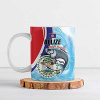 Personalized Belize Tarpon Fishing Ceramic Mug Belize Where the Silver King Reigns - Wonder Print Shop