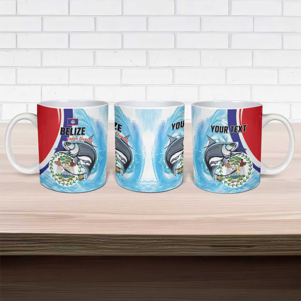 Personalized Belize Tarpon Fishing Ceramic Mug Belize Where the Silver King Reigns - Wonder Print Shop