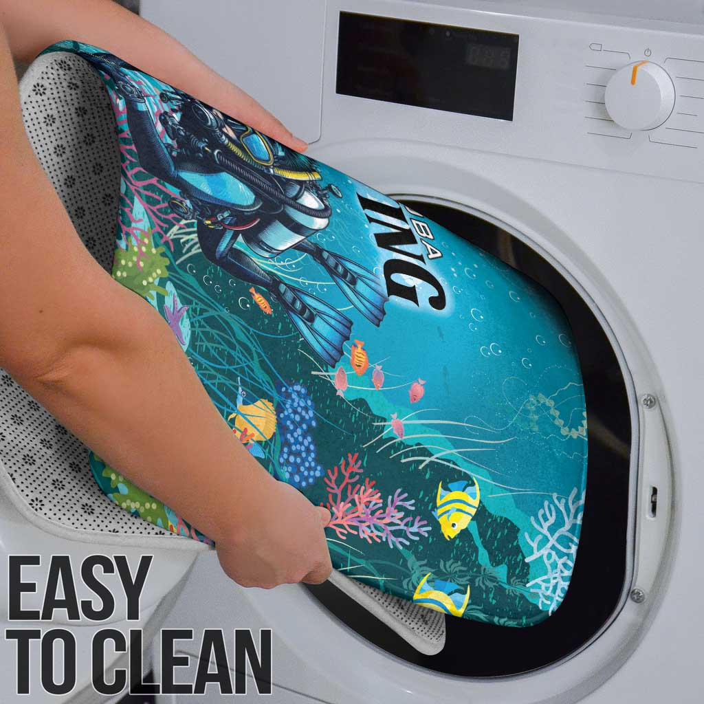 Scuba Diving Bathroom Set Explore The Depths Discover Yourself - Wonder Print Shop