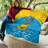 Saint Pierre and Miquelon Quilt A Mare Labor - Wonder Print Shop