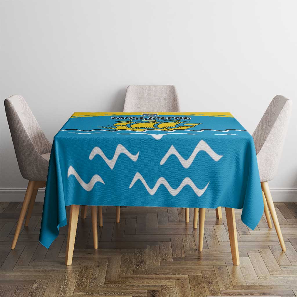 Saint Pierre and Miquelon Tablecloth A Mare Labor - Wonder Print Shop