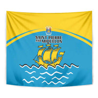 Saint Pierre and Miquelon Tapestry A Mare Labor - Wonder Print Shop