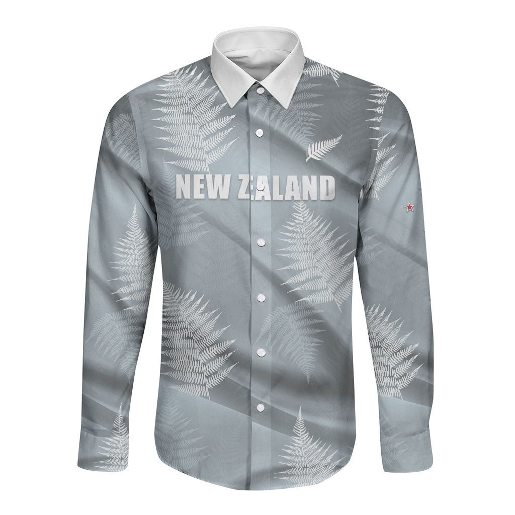 Custom Rugby New Zealand 2026 Long Sleeve Button Shirt The Fern Go Champions