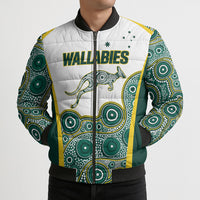 Custom Rugby Australia 2026 Bomber Puffer Jacket Wallabies Go Champions