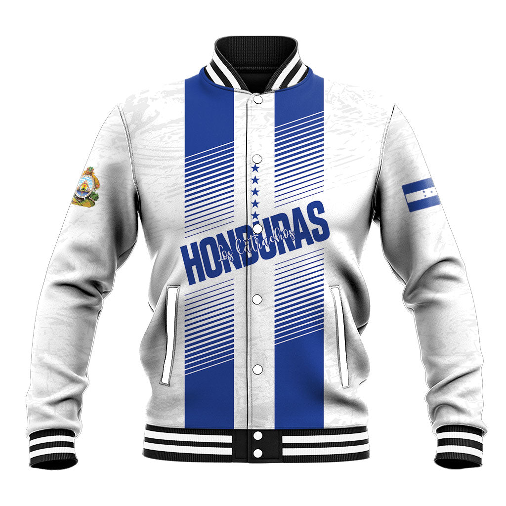 Custom Honduras Football Baseball Jacket Vamos Los Catrachos