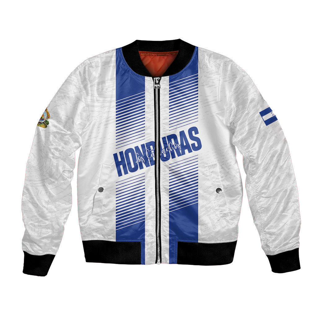 Custom Honduras Football Bomber Jacket Vamos Los Catrachos