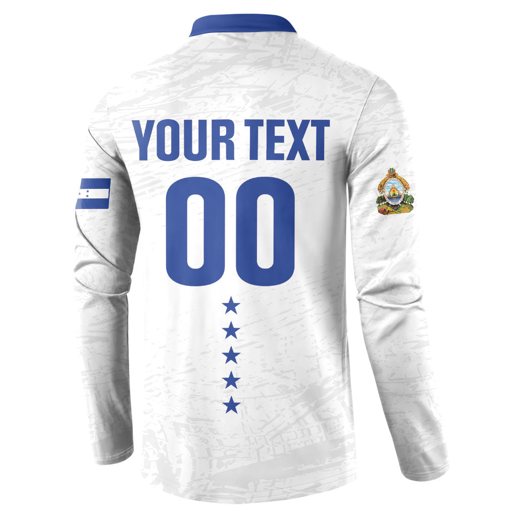 Custom Honduras Football Button Sweatshirt Vamos Los Catrachos