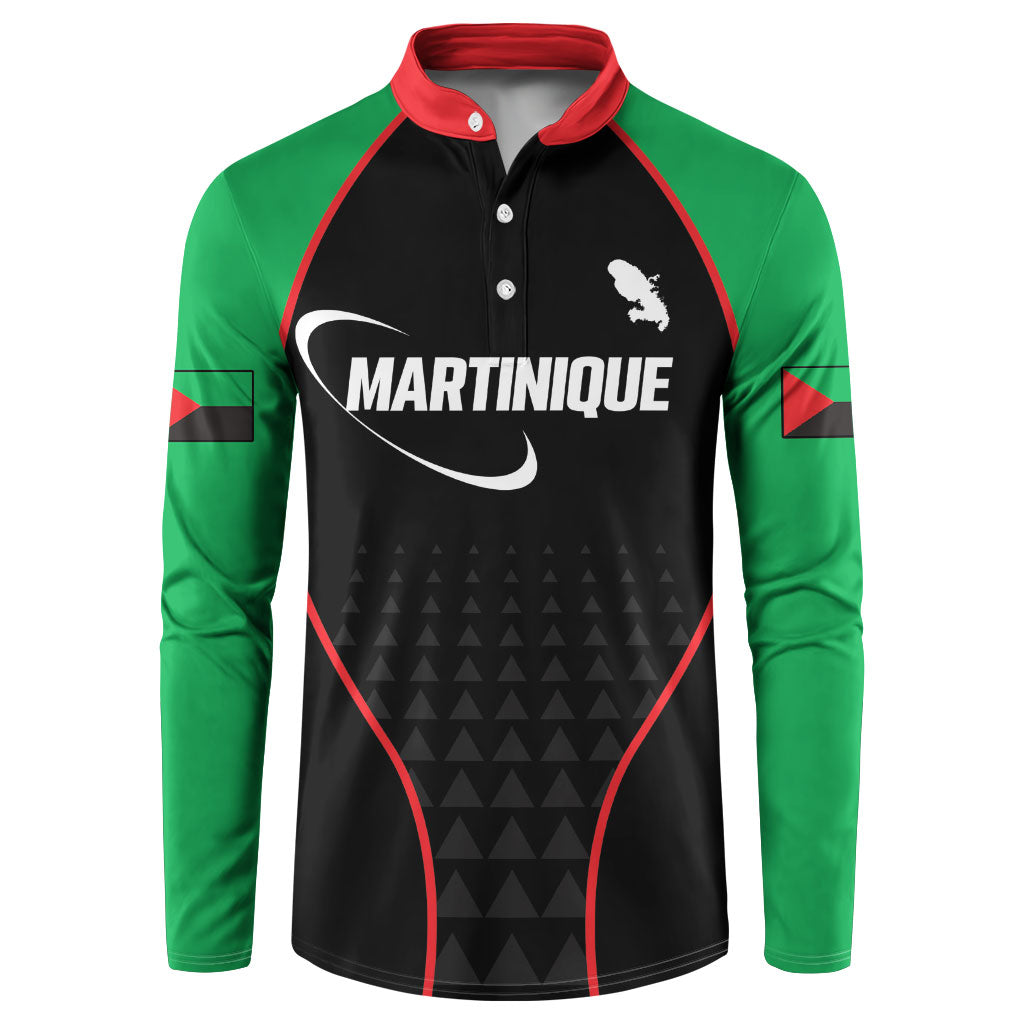 Custom Martinique Football Button Sweatshirt Les Matinino Come On