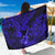 Hawaii Ukulele Sarong Polynesian Pattern Navy Blue Version - Wonder Print Shop