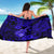 Hawaii Ukulele Sarong Polynesian Pattern Navy Blue Version - Wonder Print Shop