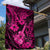 Hawaii Ukulele Garden Flag Polynesian Pattern Pink Version - Wonder Print Shop