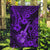 Hawaii Ukulele Garden Flag Polynesian Pattern Purple Version - Wonder Print Shop