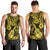 Hawaii Ukulele Men Tank Top Polynesian Pattern Yellow Version - Wonder Print Shop