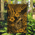 Hawaii Fish Hook Garden Flag Polynesian Pattern Gold Version - Wonder Print Shop