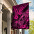 Hawaii Fish Hook Garden Flag Hibiscus Hawaii Tribal Tattoo Pink Version - Wonder Print Shop