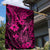 Hawaii Fish Hook Garden Flag Hibiscus Hawaii Tribal Tattoo Pink Version - Wonder Print Shop