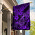 Hawaii Fish Hook Garden Flag Hibiscus Hawaii Tribal Tattoo Purple Version - Wonder Print Shop