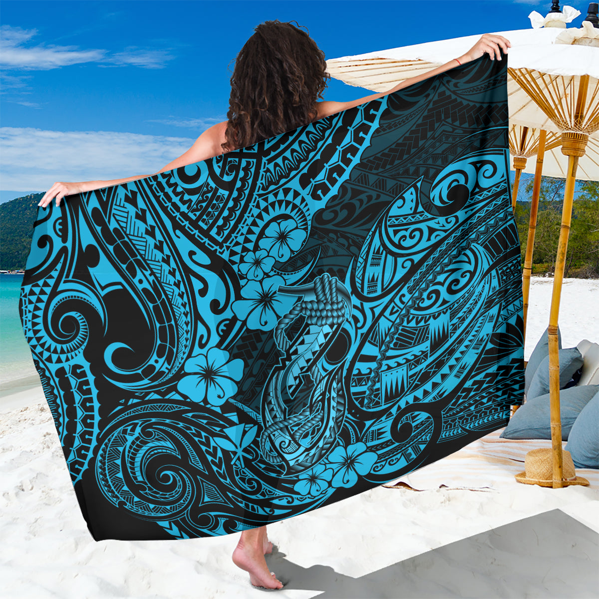 hawaii-fish-hook-sarong-hibiscus-hawaii-tribal-tattoo-sky-blue-version