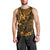 Hawaii King Kamehameha Men Tank Top Polynesian Pattern Gold Version - Wonder Print Shop