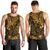 Hawaii King Kamehameha Men Tank Top Polynesian Pattern Gold Version - Wonder Print Shop