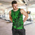 Hawaii King Kamehameha Men Tank Top Polynesian Pattern Green Version - Wonder Print Shop