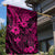 Hawaii King Kamehameha Garden Flag Polynesian Pattern Pink Version - Wonder Print Shop