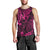 Hawaii King Kamehameha Men Tank Top Polynesian Pattern Pink Version - Wonder Print Shop