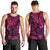 Hawaii King Kamehameha Men Tank Top Polynesian Pattern Pink Version - Wonder Print Shop