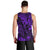 Hawaii King Kamehameha Men Tank Top Polynesian Pattern Purple Version - Wonder Print Shop