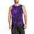 Hawaii King Kamehameha Men Tank Top Polynesian Pattern Purple Version - Wonder Print Shop