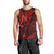 Hawaii King Kamehameha Men Tank Top Polynesian Pattern Red Version - Wonder Print Shop