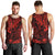 Hawaii King Kamehameha Men Tank Top Polynesian Pattern Red Version - Wonder Print Shop