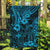 Hawaii King Kamehameha Garden Flag Polynesian Pattern Sky Blue Version - Wonder Print Shop