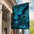 Hawaii King Kamehameha Garden Flag Polynesian Pattern Sky Blue Version - Wonder Print Shop