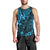 Hawaii King Kamehameha Men Tank Top Polynesian Pattern Sky Blue Version - Wonder Print Shop