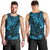 Hawaii King Kamehameha Men Tank Top Polynesian Pattern Sky Blue Version - Wonder Print Shop