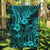 Hawaii King Kamehameha Garden Flag Polynesian Pattern Turquoise Version - Wonder Print Shop